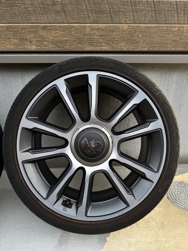 手渡し限定 アバルト595C 17インチ純正ホイール