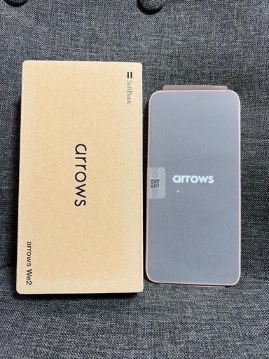 新品　アローズwe2  ライトオレンジ　SIMフリー