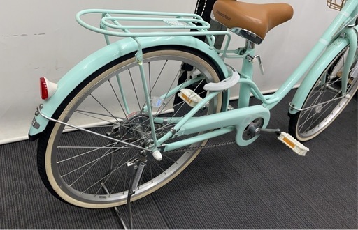 ★中古美品格安！ブリヂストン BRIDGESTONE 子供用自転車 リリーベル 22インチ EXミストグリーン AG21 2A133B