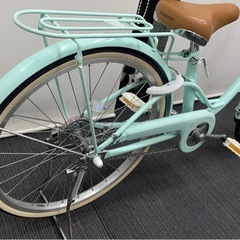 ★中古美品格安！ブリヂストン BRIDGESTONE 子供用自転車 リリーベル 22インチ EXミストグリーン AG21 2A133B0の画像