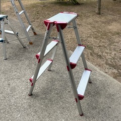 作業用アルミ作業脚立三点まとめ売りSET の画像