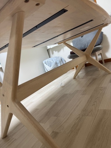 ニトリリビングダイニングテーブル(リラックスワイド160 WW)