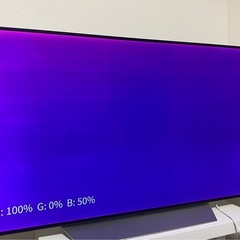 LG 有機ELテレビ　55インチ
の画像