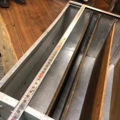 中古 おかもち アルミ製 出前箱 出前 収納 工具箱の画像