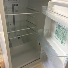 Panasonic パナソニック 冷蔵庫 2ドア 168L マットバニラホワイト NR-B17CW-W 2020年製の画像