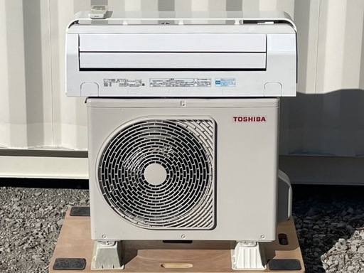 取付け可 ! ! ◇東芝 エアコン 6畳用 2019年製 空清 内部クリーン100V RAS-E225E6P 保証付！洗浄済み ! !