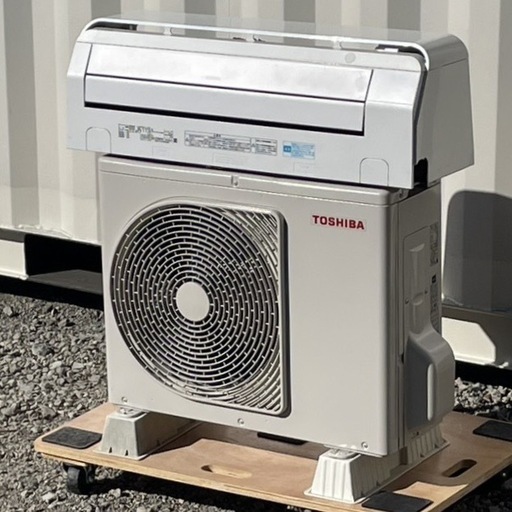 取付け可 ! ! ◇東芝 エアコン 6畳用 2019年製 空清 内部クリーン100V RAS-E225E6P 保証付！洗浄済み ! !