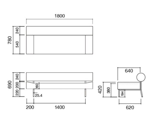 IDEE 3人掛けソファー 【訳あり特価】IDEE イデー 3人掛けソファー