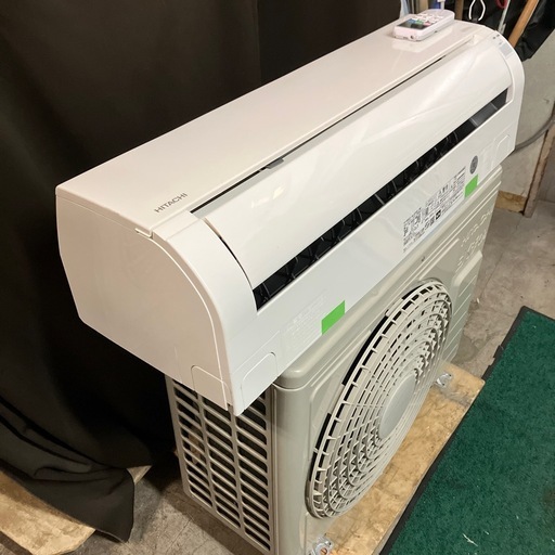 日立2021年2.5KW 8畳用取付込、保証付