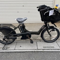 ❗️バッテリー新品キャンペーン❗️試乗🉑新車仕上げ⭐️中古子供乗せ電動自転車 ヤマハPASキス ブリヂストンアンジェリーノの画像
