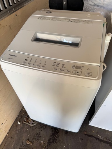 高年式】Hitachi 2024年製 7kg 洗濯機 Beatwash (さつき) 郡山の生活