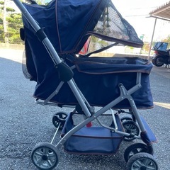 犬・猫用 ペットバギー お散歩・通院用 ペットカート 中古 美品 の画像