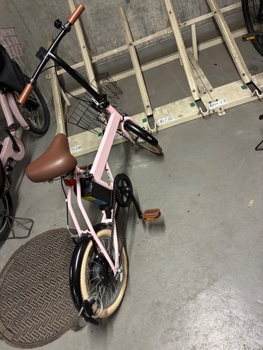 16インチ電動自転車さくらピンク (AYU) 蓮沼の電動アシスト自転車の