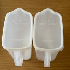 unix  ware 粉物保存容器 2個セットの画像