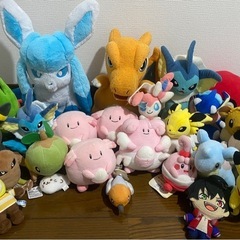 早め希望】ポケモン等 ぬいぐるみ大量まとめ売り／3000円 (男澤) 幸の