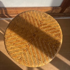 籐の椅子の画像