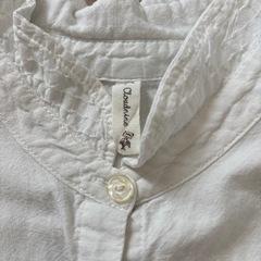 ロングシャツ ホワイト M/Lの画像