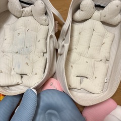 双子　クーファン ベビーベッドの画像