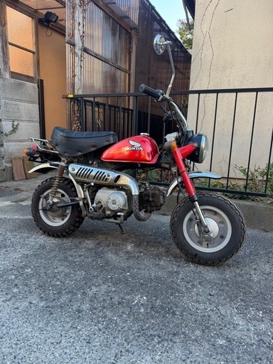 ホンダ　Z50J モンキー　オリジナル　国内エンジン、フレーム　5l 実動車　50cc