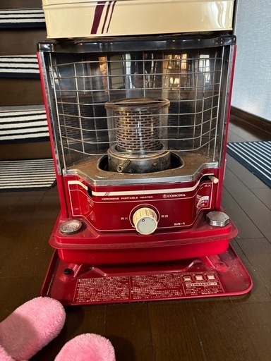 コロナ石油ストーブSR-1昭和レトロタンク一体型CORONA (黒川ユキ