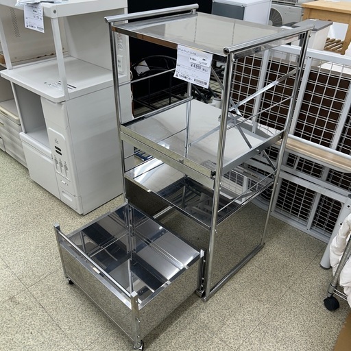 リユースのサカイ東金店 ステンレストップ レンジ台 ※棒ネジ1個なし