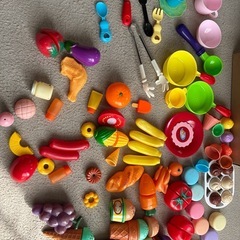 おままごとセット　お皿　くだもの　野菜の画像