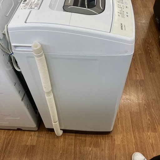 「安心の1年保証付。【全自動洗濯機 HITACHI NW-50K 5.0kg 2025年製】取りに来れる方限定。」