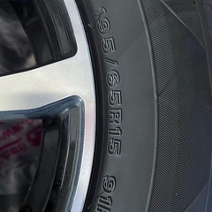 ノーマルタイヤ(ホイール付) 195/65R15 91H　オートバックス　2022　の画像