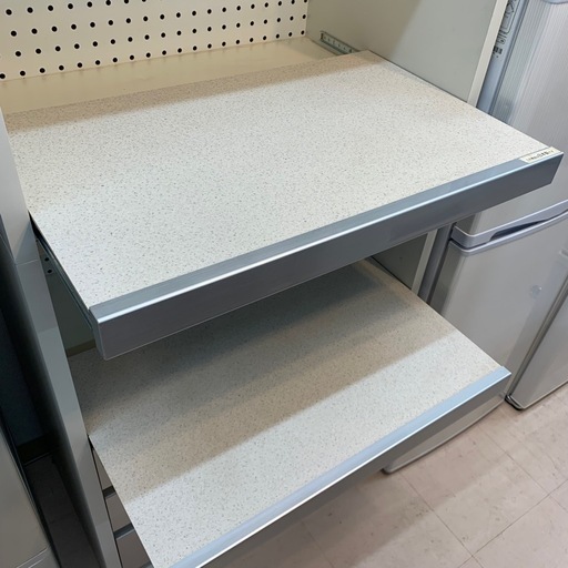 美原店 食器棚 キッチンボード ホワイト キッチン収納　レンジボード
