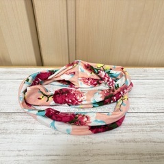 【♻️マーク3点100円】ベビーヘアバンド 花柄❁¨̮の画像
