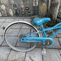 【5802】子供車　ブリヂストン　22インチ　7,200円（防犯・税込）の画像