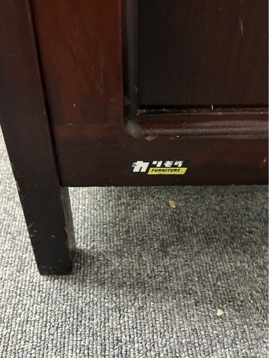 カリモクミラー付き 傘立て 鏡付き ハンガーラック 帽子掛け