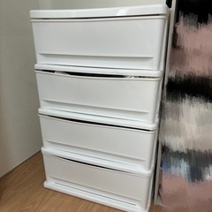 リビングチェスト FD-P ホワイト ニトリの画像