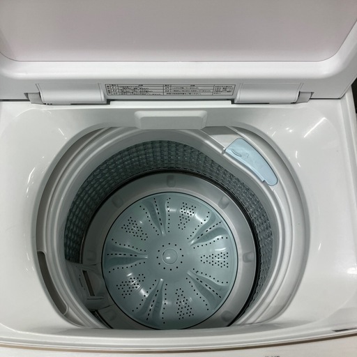 安心の6ヶ月間保証つき！AQUA 全自動洗濯機　5.0kg 2021年製　【トレファク堺福田店】
