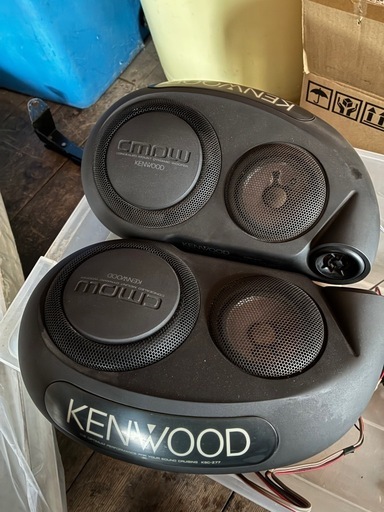 動作確認済み】KENWOOD 3WAYスピーカー KSC-277 左右セット ( Rich