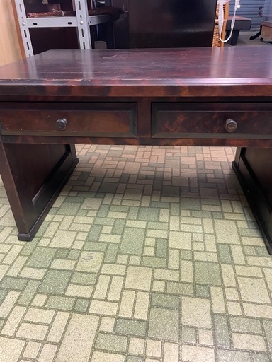 引取限定】北海道民芸家具分机アンティーク書斎 (お宝ジャングル) 高松