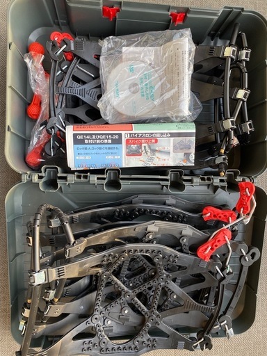 225/65R17用 非金属チェーン クイックイージー QE16L 試着のみ 美品