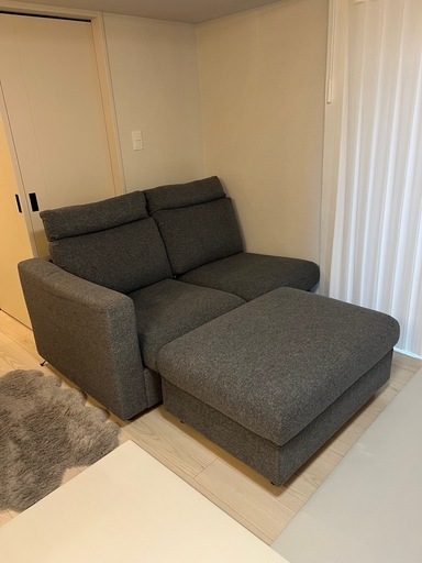 27日のみ 値下げ イケア　IKEA VIMLE/ヴィムレ　ソファ 2人掛けと収納付きオットマン