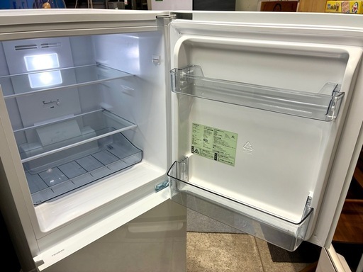 仙台市内トラック荷台渡し無料！ 2023年製 ツインバード  冷蔵庫 中古 家電  買取  ホワイト 