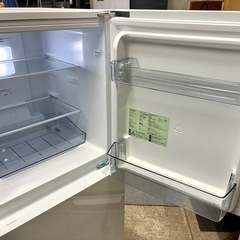 仙台市内トラック荷台渡し無料！ 2023年製 ツインバード  冷蔵庫 中古 家電  買取  ホワイト の画像