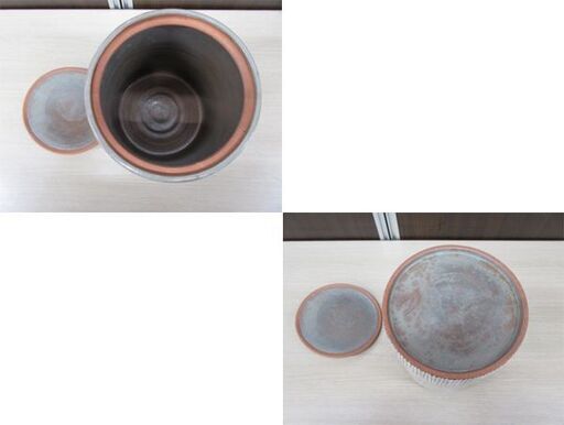 茶道具 水指 韓国 朴相珍 開天窯 花三島 筒型水指 無形文化財 韓国人間