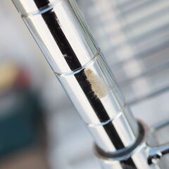 18mmポール 4段 スチールラック メタルラック キャスター付き 配達対応(有料)の画像