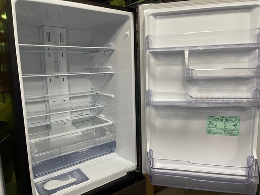 MITSUBISHI 365L3ドア冷蔵庫 MR-CX37H-T 2023年製 自動製氷機付き 中古