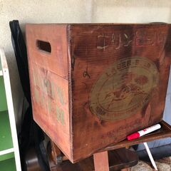 激レア！昭和40年代のビール木箱の画像