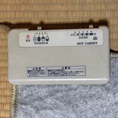 ホットカーペット　
[＊決まりました。受付終了。]の画像