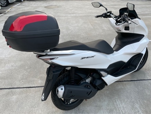 実動 PCX125 JK05  ホワイト リアボックス付き！ PCX