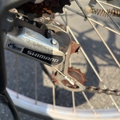 【整備士による点検済み】　☆前後良品中古タイヤ☆   26インチ 軽快車　防犯登録料込価格︎‼︎の画像