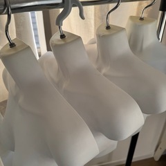 レディース上半身トルソーハンガー5個の画像