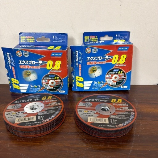 NORTON エクスプローラー 0.8 切断砥石 10枚入り 2個セット