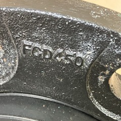 TOZEN FLEX ゴム製フレキシブルジョイント FCD450 非金属製伸縮継手 10K 100Aの画像